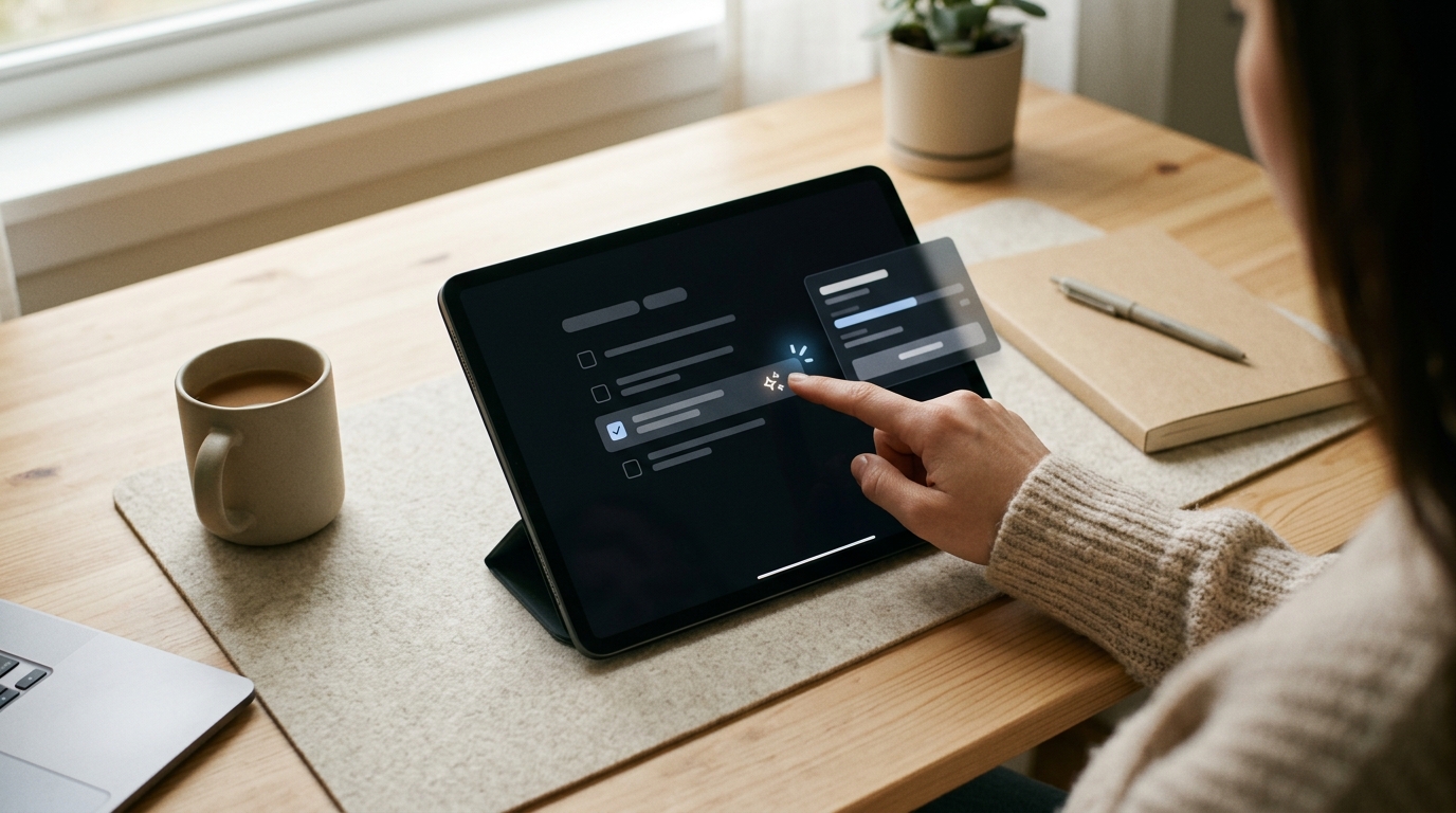 Choosing a low-risk task for an AI agent